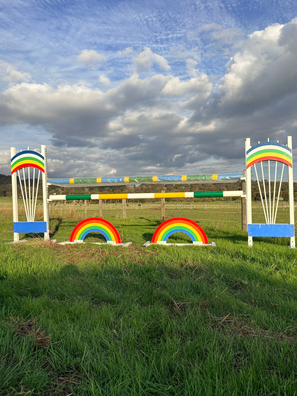 Rainbow balloon full set jump with fillers