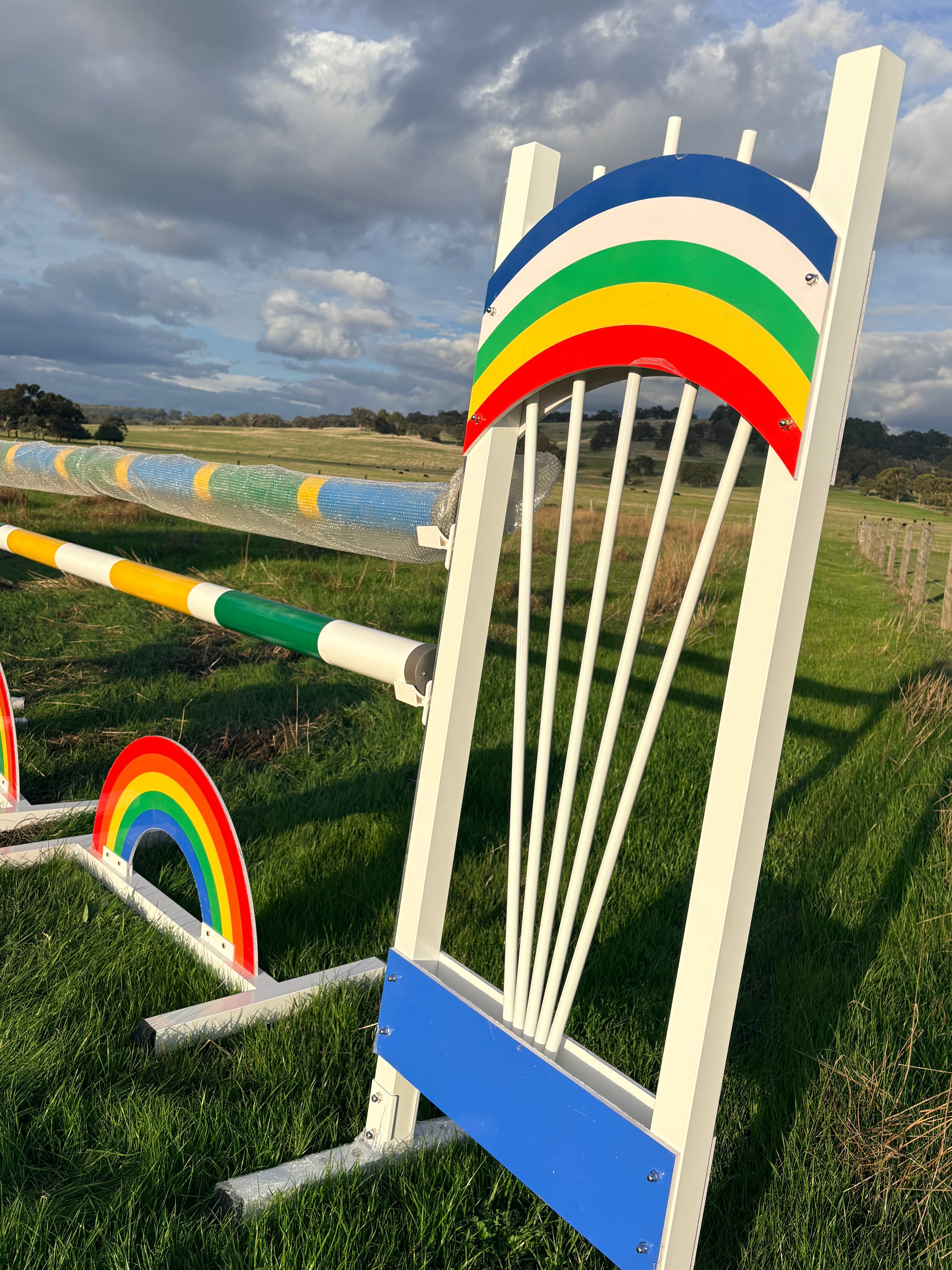Rainbow balloon full set jump with fillers
