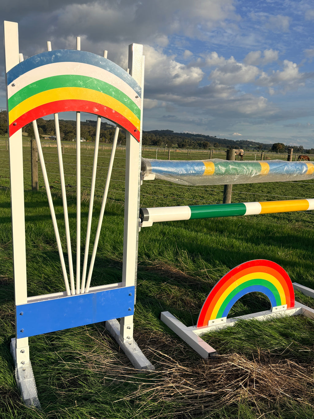Rainbow balloon full set jump with fillers