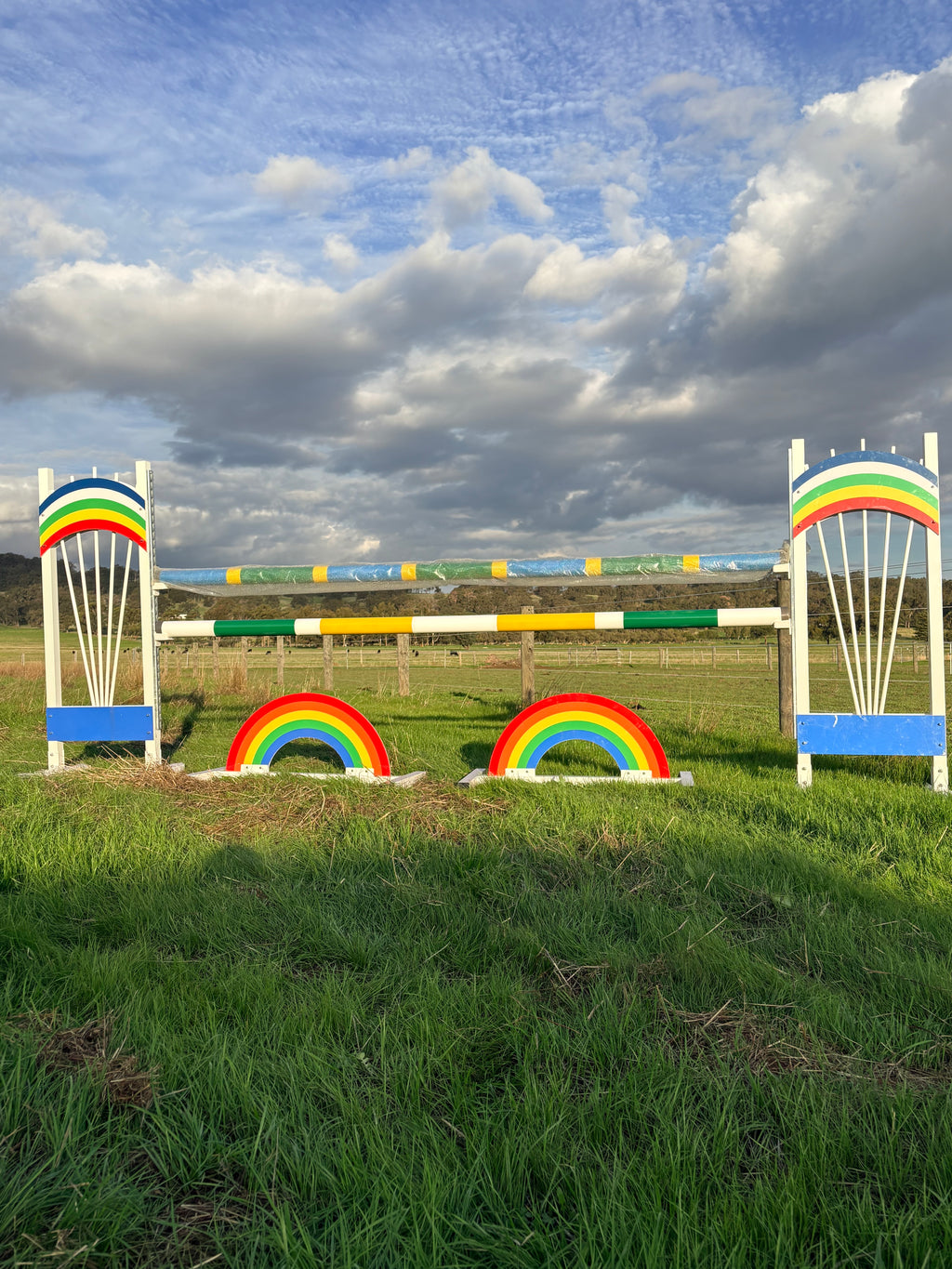 Rainbow balloon full set jump with fillers