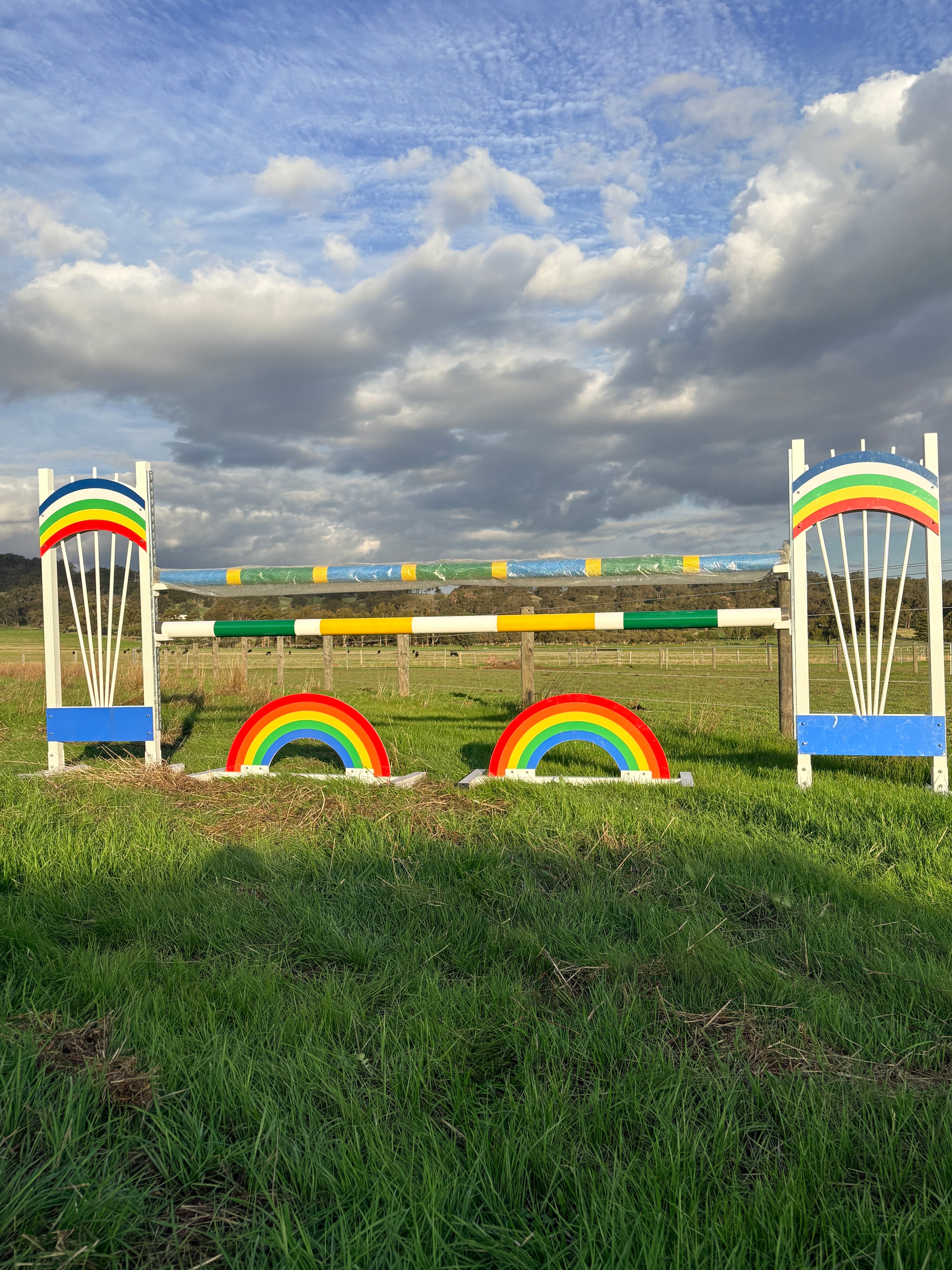 Rainbow balloon full set jump with fillers
