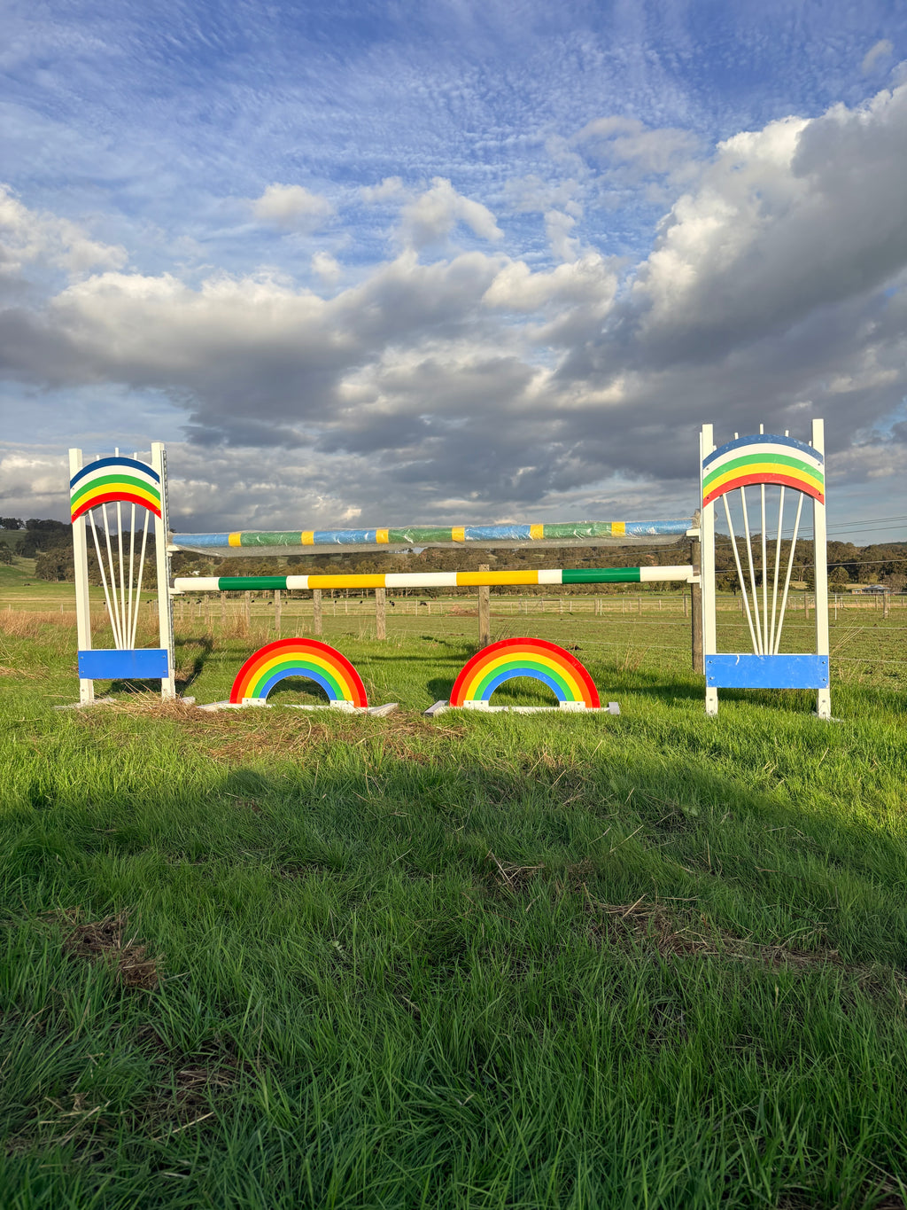 Rainbow balloon full set jump with fillers