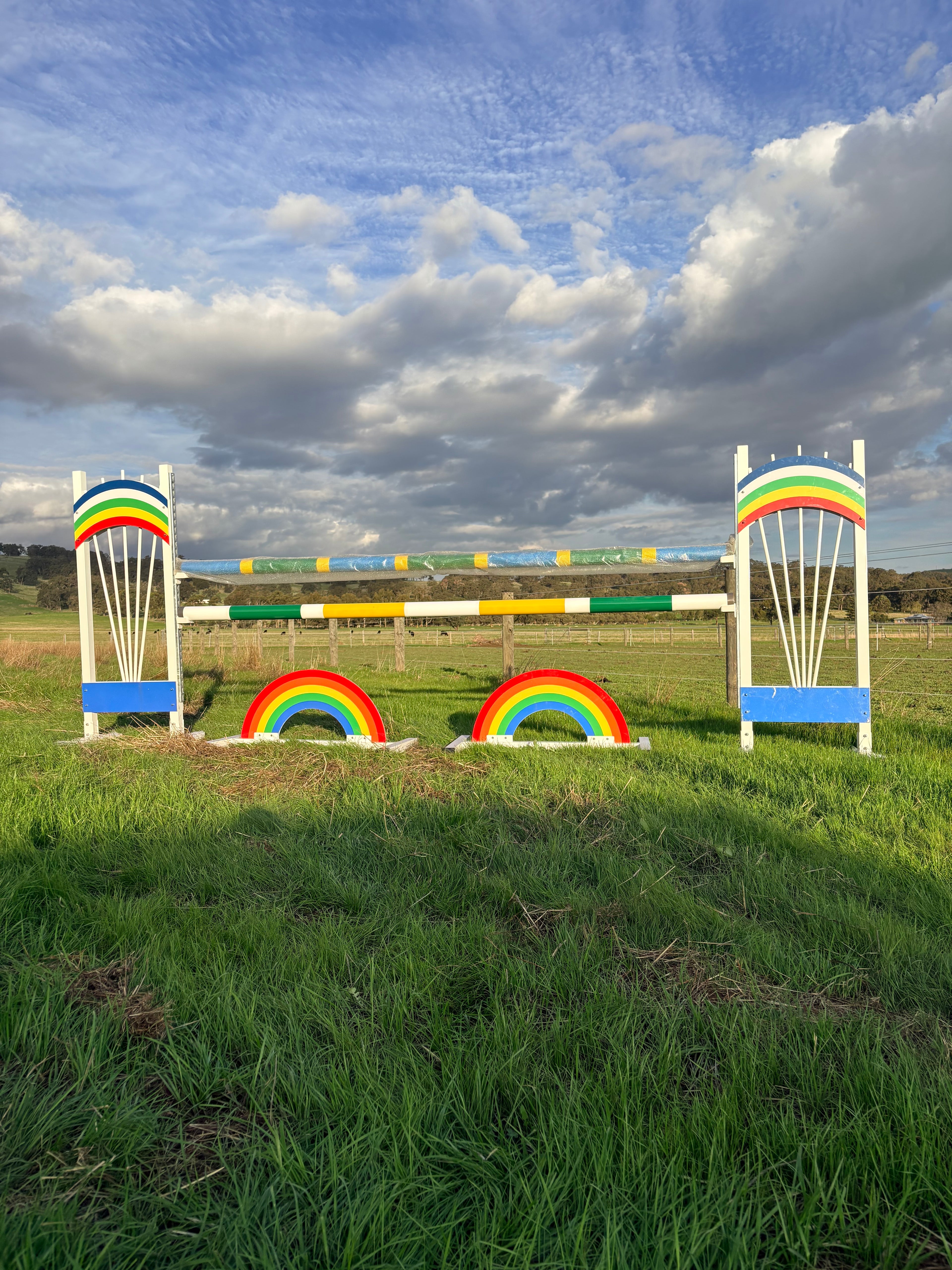 Rainbow balloon full set jump with fillers